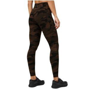 Lululemon Fast and Free Tight 28" reflectiveHeritage 365 Camo Brown Earth Multi